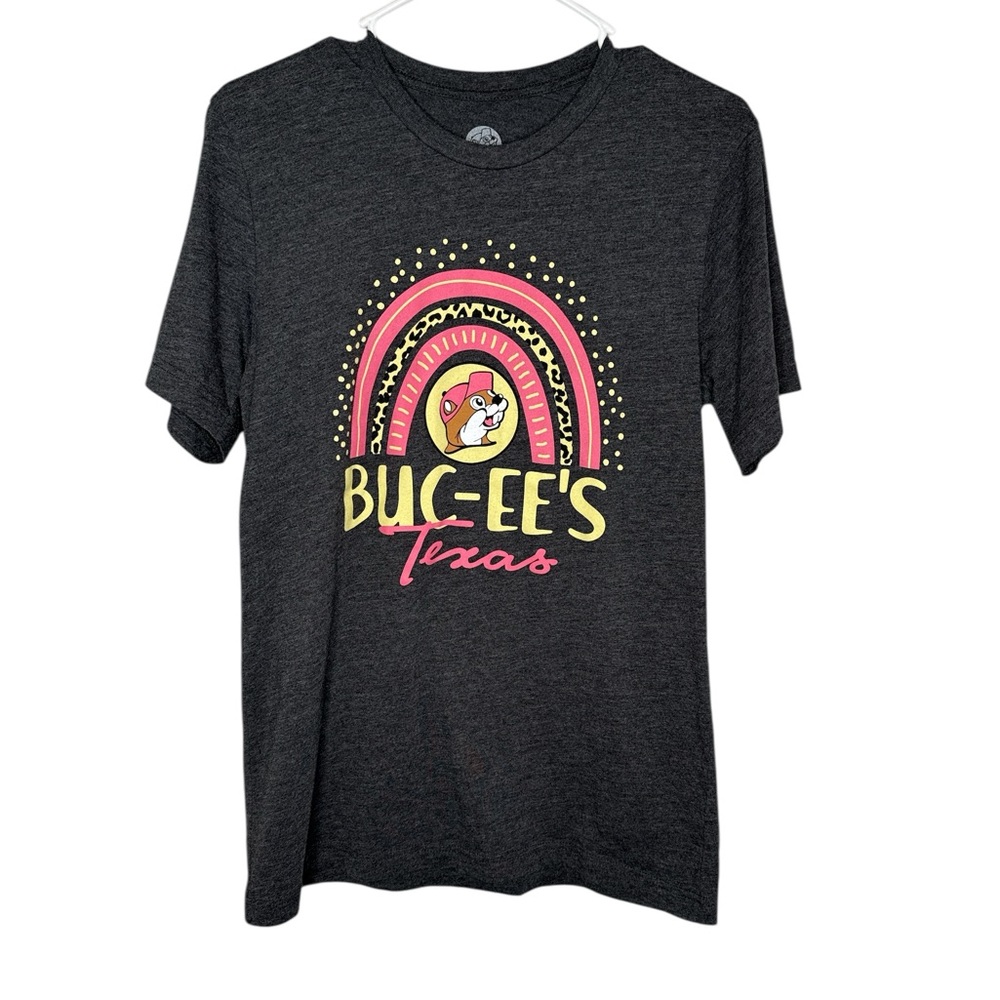 Buc-ee's Texas Leopard Rainbow T-Shirt Adult Medium